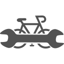 bike and wrench icon